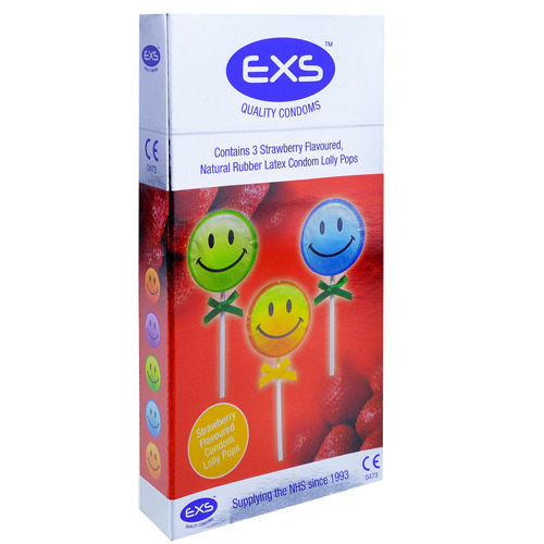 EXS Lollipop Condoms 3 Pack
