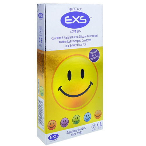 EXS Smiley Face Condoms 6 Pack