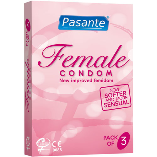 Pasante Female Condom 3 Pack (Non Latex)
