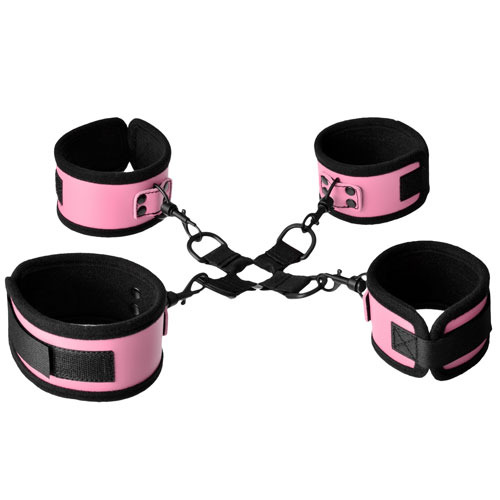 Pretty in Pink PVC Hog Tie Restraints