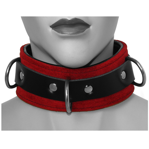 Luxury Suede Leather Collar
