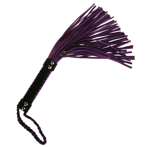 Suede Leather Flogger Whip