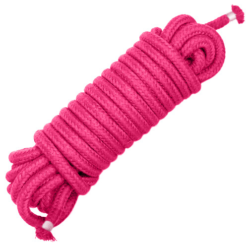 Pink Soft Cotton Bondage Rope 10m