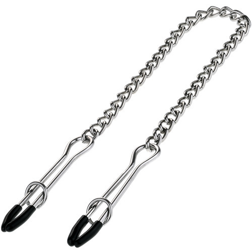Adjustable Tweezer Nipple Clamp with Chain